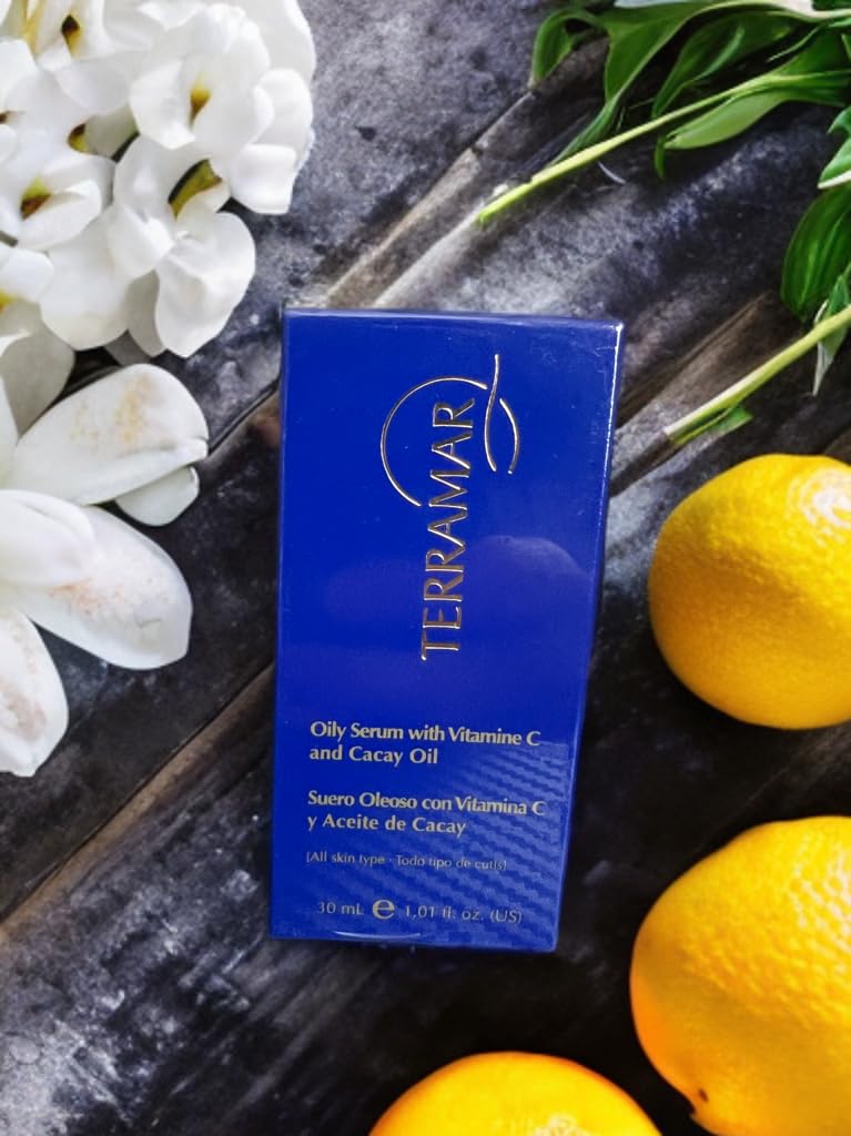 Terramar - Oil Serum with Vitamin C and Cacay Oil 1.01 fl. Oz - Anti-Aging Hydrating Formula for Dark Spots and Photoaging – Improves Skin Tone and Reduces Pigmentation - Image 3